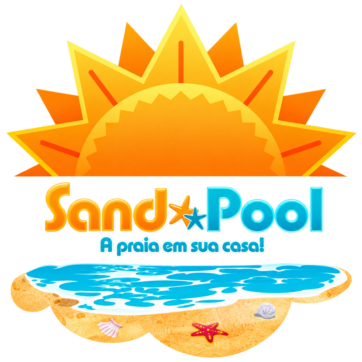 Sand Pool Mix — A Praia em Casa
